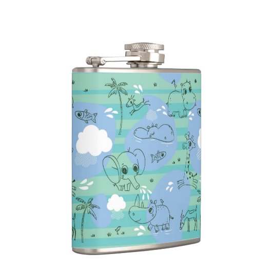 Stoffen die met water spelen 3 heupfles (Rechts)