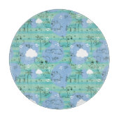 Stoffen die met water spelen 3 snijplank (Voorkant)