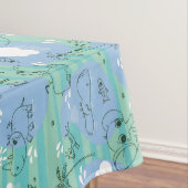Stoffen die met water spelen 3 tafelkleed (Voorbeeld)
