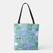 Stoffen die met water spelen 3 tote bag (Achterkant)