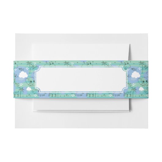 Stoffen die met water spelen 3 uitnodigingen wikkel (Voorkant Voorbeeld)