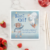 Stoffen in de buitenruimte, Baby Boy Theme Servet (Insitu)