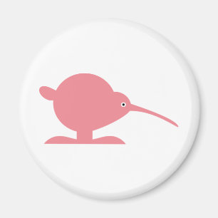 Stoffen in dierentuin 5: Cute little kiwi Magneet