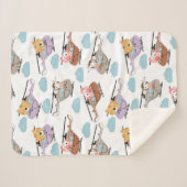 Stoffen in helikopterpatronen sherpa deken (Voorkant (horizontaal))