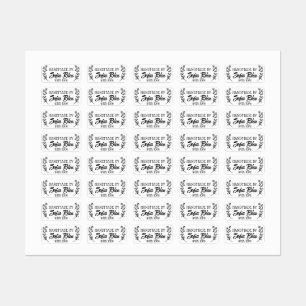 Stoffen kledinglabels met eigen naam of bedrijfsna labels