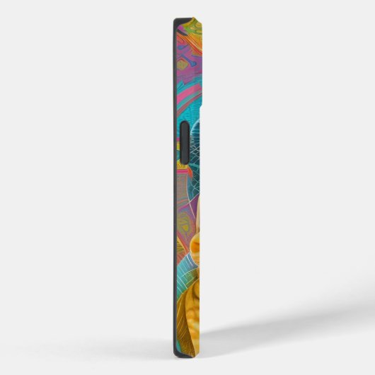 Stoffen kleurrijke katten Case-Mate iPhone case (Achterkant / Rechts)