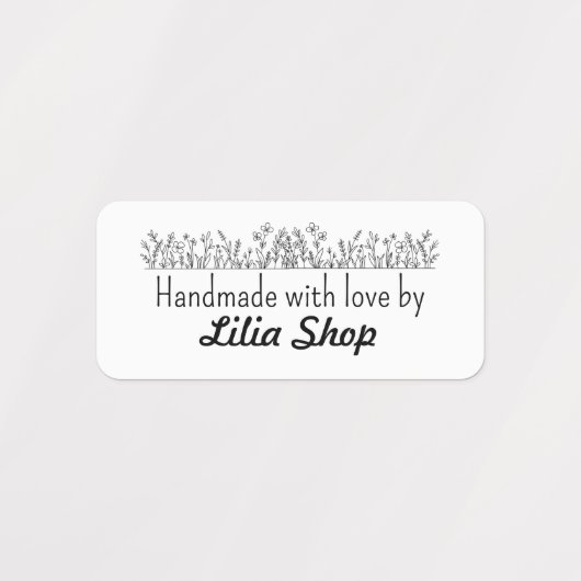 Stoffen met eigen naam of bedrijfsnaam labels (Design 1)