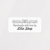 Stoffen met eigen naam of bedrijfsnaam labels (Design 2)