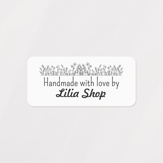 Stoffen met eigen naam of bedrijfsnaam labels (Design 2)