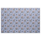Stoffen met geweven lotussen onderaan (Fat Quarter)