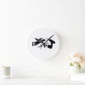 Stoffen met schroevendraaier voor hamernagels ronde klok (Huis)