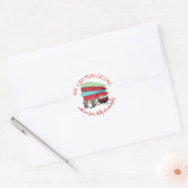 Stoffen naaibegrippen quilten Kerst sticker (Envelop)