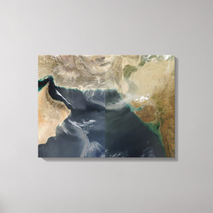 Stoffen stormen canvas afdruk