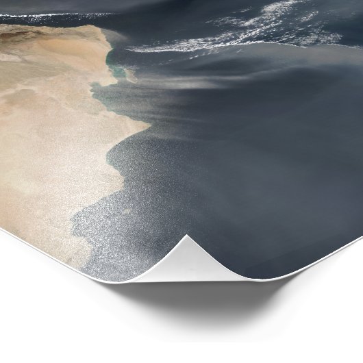 Stoffen stormen foto afdruk (Hoek)