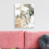 Stoffen stormen over het Midden-Oosten Canvas Afdruk (Insitu (Woonkamer))