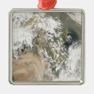 Stoffen stormen over het Midden-Oosten Metalen Ornament