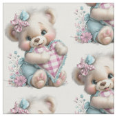 Stoffen teddybeer babyshower  (Close Up)