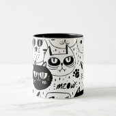 Stoffen Tweekleurige Koffiemok (Center)