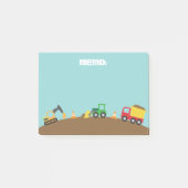 Stoffen voor de bouw van jongens post-it® notes (Voorkant)