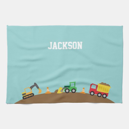 Stoffen voor de bouw van jongens theedoek (Horizontaal)