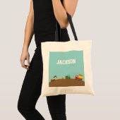 Stoffen voor de bouw van jongens tote bag (Voorkant (product))