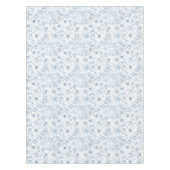 Stoffengoed met stoffige blauwe chinoiserie bloeme tafelkleed (Voorkant)