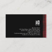 Stoffer Handel Vaardigheid Blauwgroen Grunge Diens Visitekaartje (Achterkant)