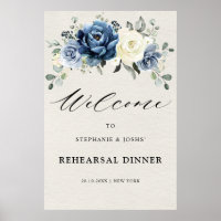 Stoffig blau champagne oefendiner welkom Pos