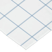 Stoffig blau groot vensterraster tafelkleed (Gekanteld)