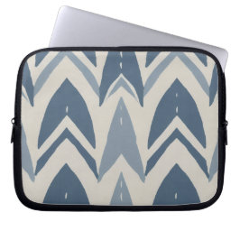 Stoffig blau kust batik Parang chevron geometrisch Laptop Sleeve