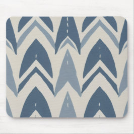 Stoffig blau kust batik Parang chevron geometrisch Muismat