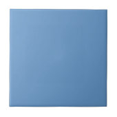 Stoffig blau massief  tegeltje (Voorkant)