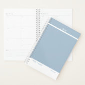 Stoffig Blau Modern Klein Planner (Display)