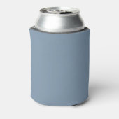 Stoffig blau moderne script bruiloft feest kan koe blikjeskoeler (Blikje Achterkant)