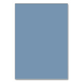 Stoffig blau wilde bloem tafelnummer voor het huwe (Achterkant)