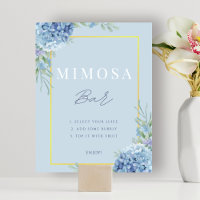 Stoffig Blauw Bloemen Hydrangea Mimosa Bar Douche