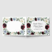 Stoffig Blauw Bourgondië Cranberry Ivoor Herfst Br Gastenboek (Volledig)