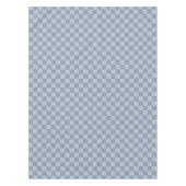 Stoffig blauw dambord tafelkleed (Voorkant)
