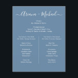 Stoffig Blauw en Wit elegant Eenvoudig bruidsfeest Flyer<br><div class="desc">Vier uw geliefde bruidsfeestje met onze Custom Minimal Dusty Blue White Simple Bridal Party Kaart: een chique en tijdloze hulde aan uw dierbare metgezellen. Introductie van onze prachtige Custom Minimalist Dusty Blue White Simple Bridal Party Kaart - een combinatie van elegantie en eenvoud die eer betuigt aan de dierbare individuen...</div>