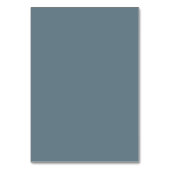 Stoffig Blauw Grijs Winter Bloemen Bruiloft Kaart (Achterkant)