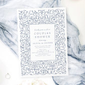 Stoffig blauw   Lijst Koppels Douche Kaart