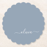 Stoffig Blauw Minimalistisch Modern Elegant Monogr Kartonnen Onderzetters<br><div class="desc">Introductie van ons Dusty Blue Minimalist Modern Monogram Elegant Collectie: Verhoog uw stijl met ingetogen verfijning en tijdloze charme. Ons collectie heeft minimalistische design in een rustgevende stoffige blauwe tint, versterkt met elegante monogrammen op maat van uw persoonlijke smaak. Van verfijnde briefpapier tot veelzijdige accessoires, elk stuk in ons collectie...</div>