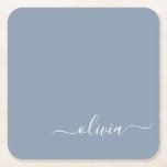 Stoffig Blauw Minimalistisch Modern Elegant Monogr Kartonnen Onderzetters<br><div class="desc">Introductie van ons Dusty Blue Minimalist Modern Monogram Elegant Collectie: Verhoog uw stijl met ingetogen verfijning en tijdloze charme. Ons collectie heeft minimalistische design in een rustgevende stoffige blauwe tint, versterkt met elegante monogrammen op maat van uw persoonlijke smaak. Van verfijnde briefpapier tot veelzijdige accessoires, elk stuk in ons collectie...</div>
