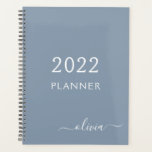 Stoffig Blauw Minimalistisch Modern Elegant Monogr Planner<br><div class="desc">Introductie van ons Dusty Blue Minimalist Modern Monogram Elegant Collectie: Verhoog uw stijl met ingetogen verfijning en tijdloze charme. Ons collectie heeft minimalistische design in een rustgevende stoffige blauwe tint, versterkt met elegante monogrammen op maat van uw persoonlijke smaak. Van verfijnde briefpapier tot veelzijdige accessoires, elk stuk in ons collectie...</div>