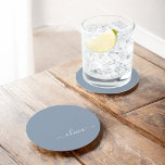 Stoffig Blauw Minimalistisch Modern Elegant Monogr Ronde Kartonnen Onderzetter<br><div class="desc">Introductie van ons Dusty Blue Minimalist Modern Monogram Elegant Collectie: Verhoog uw stijl met ingetogen verfijning en tijdloze charme. Ons collectie heeft minimalistische design in een rustgevende stoffige blauwe tint, versterkt met elegante monogrammen op maat van uw persoonlijke smaak. Van verfijnde briefpapier tot veelzijdige accessoires, elk stuk in ons collectie...</div>