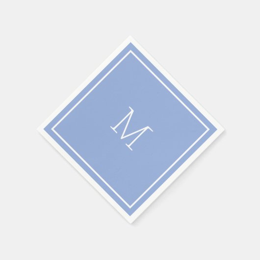 Stoffig blauw papieren servet (Hoek)