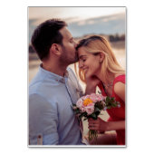 Stoffig Blauw Vet Foto Stijlvolle QR-code Kaart (Achterkant)