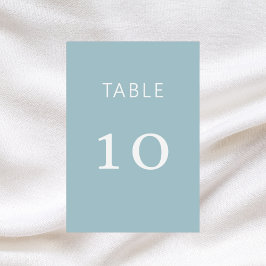 Stoffig blauw wit klassieke trouwkaart kaart