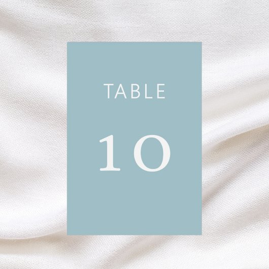 Stoffig blauw wit klassieke trouwkaart kaart