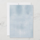 Stoffig Blauw Zilver Bloemen Mexicaanse Jongensdoo Kaart (Achterkant)